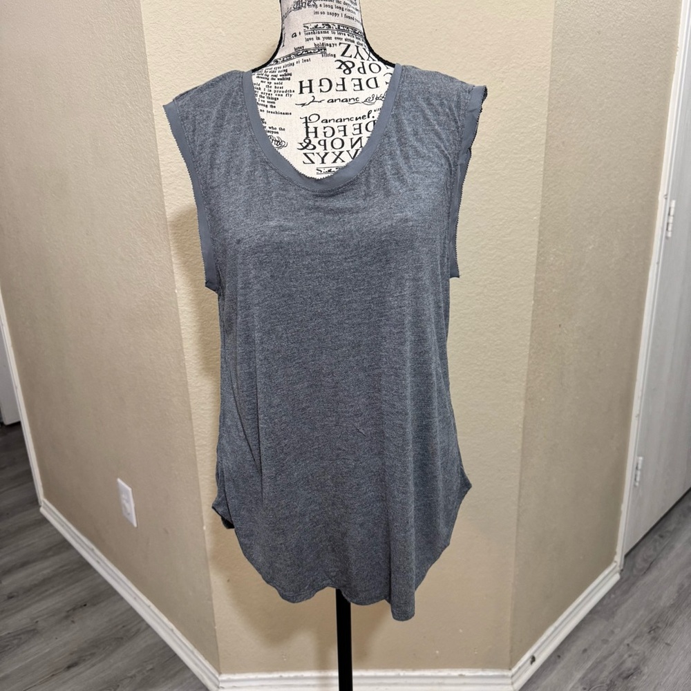 LOFT‎ Charcoal Sleeveless tank top